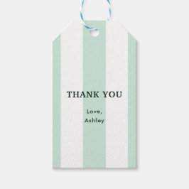 Etiqueta Para Presente Chuva de Noiva Cabana Listra Verde Mar