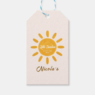 Etiqueta Para Presente Chuva de sol Baby shower ensolarado 
