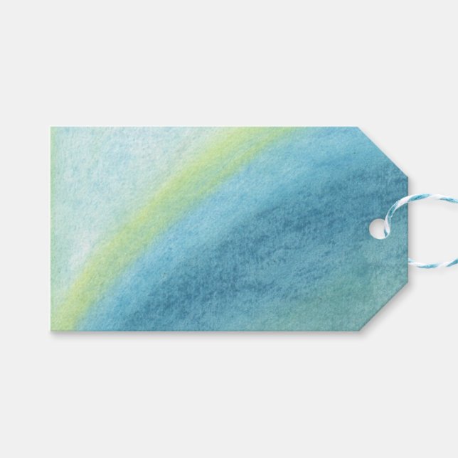 Etiqueta Para Presente Chuva de Verão (Frente (horizontal))