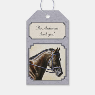 Etiqueta Para Presente Cinzas de Cavalo Escuro