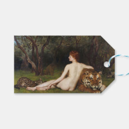 Etiqueta Para Presente Circe (Mulher Com Gatos Selvagens) (por John Colli