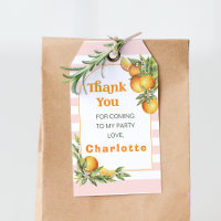 Citrus Little Cutie primeiro aniversario Obrigado