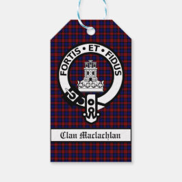 Etiqueta Para Presente Clan Maclachlan Crest & Tartan Personalizável