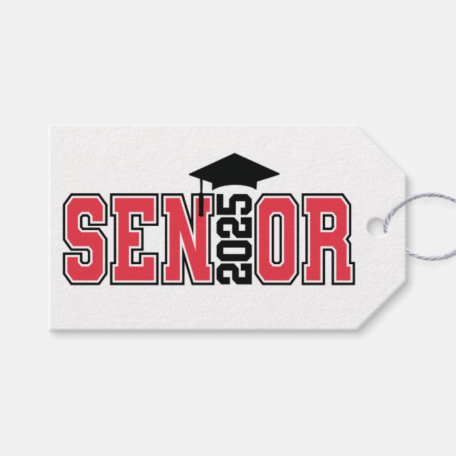 Etiqueta Para Presente Classe de mais velho de 2025 (Frente (horizontal))