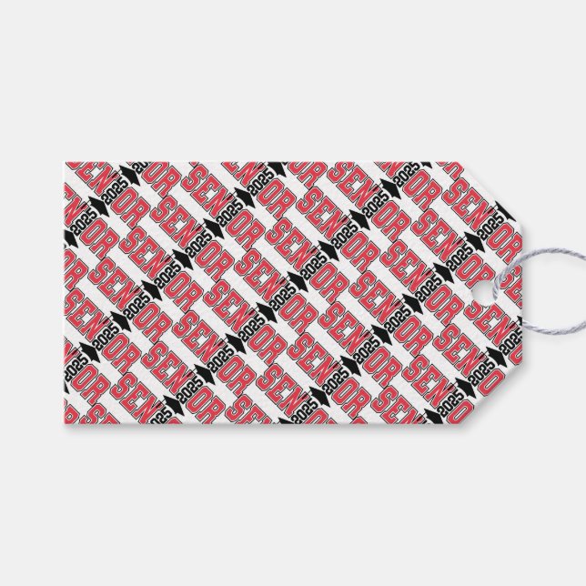 Etiqueta Para Presente Classe de mais velho de 2025 (Frente (horizontal))