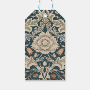 Etiqueta Para Presente Clássico de Flores do Jardim Floral William Morris