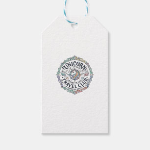 Etiqueta Para Presente Clube de Viagens Unicórnio Projeto Original Zazzle