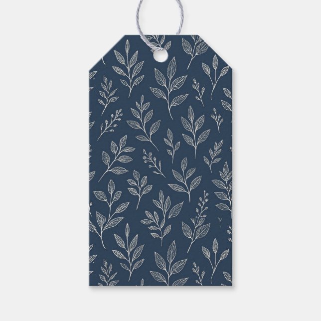 Etiqueta Para Presente Coastal Botanical (Frente)