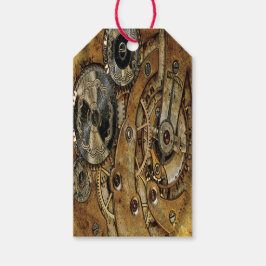 Etiqueta Para Presente Cobre Steampunk Antiquado