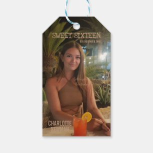 Etiqueta Para Presente Cobrir da revista fotográfica Doce 16 Aniversári