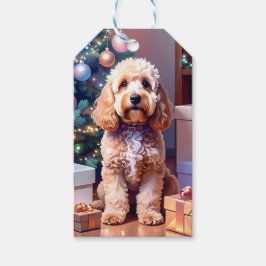 Etiqueta Para Presente Cockapoo Natal