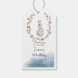 Etiqueta Para Presente Coelho Aquarela Peter Gift Tags