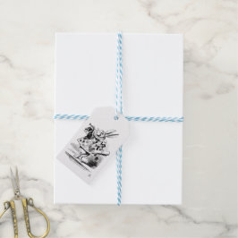 Etiqueta Para Presente Coelho Branco, de Alice's Adventures