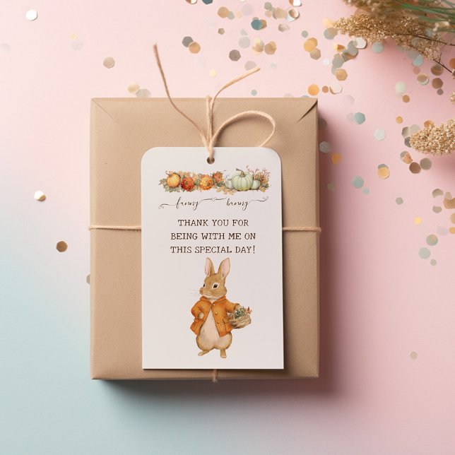 Etiqueta Para Presente Coelho Cachado Aniversário (Criador carregado)