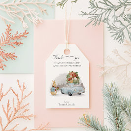 Etiqueta Para Presente Coelho de Natal Peter e Carro