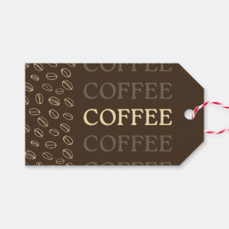Etiqueta Para Presente Coffee Gift Tag – Retro Coffee Beans