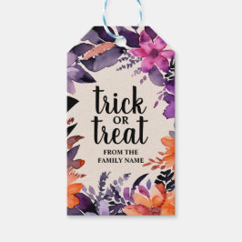 Etiqueta Para Presente Coleção de Terra Floral de Spooky Elegance Hallowe