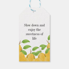 Etiqueta Para Presente Coleção Lemon Bloom