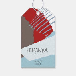 Etiqueta Para Presente Color Block Wedding Winter ID740