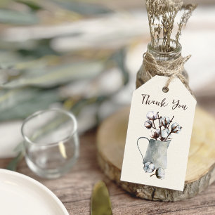 Etiqueta Para Presente Coloração d'água de algodão em Casamento de Pitche