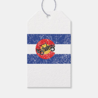 Etiqueta Para Presente Colorado Flag 4 Wheeler