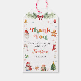 Etiqueta Para Presente Colorida Oh Que Divertido Primeiro Aniversário De 