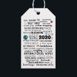 Etiqueta Para Presente Comemorativa da Pandemia Mundial Personalizada Cov<br><div class="desc">Com a pandemia global do 19 de setembro, todos em todo o mundo foram afetados de uma forma ou de outra. Este ano foi como nenhum outro, esta etiqueta de natal é um excelente que termina seu papel para seus amigos e família. A etiqueta de favor apresenta um texto icônico...</div>