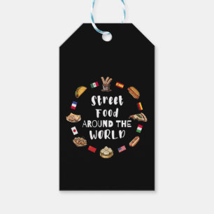 Etiqueta Para Presente Comida de rua em todo o mundo