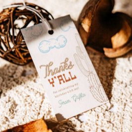 Etiqueta Para Presente Como o Ocidente era uma marca de favor