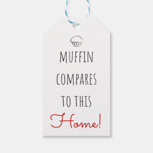 Etiqueta Para Presente Compara Muffin de Casa Aberta de Imóveis