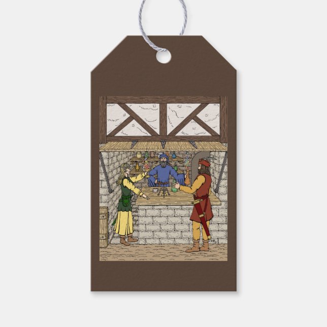 Etiqueta Para Presente Compro Apothecary Fantasy (Frente)