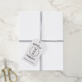 Etiqueta Para Presente Compro de costura + logotipo / Artesanatos feitos 