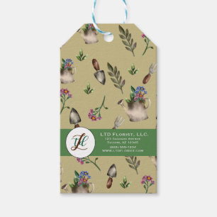 Etiqueta Para Presente Compro Personalizado Florista de Jardinagem