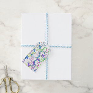 Etiqueta Para Presente Confete de Letras "S"