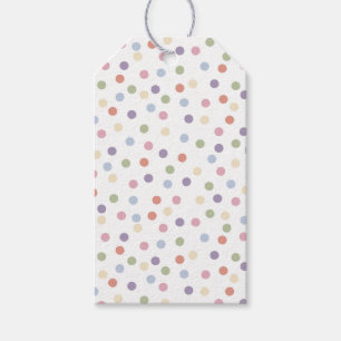 Etiqueta Para Presente Confetti Contemporâneo (Pontos)