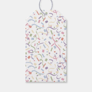 Etiqueta Para Presente Confetti Contemporâneo (Surpresa)