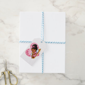 Etiqueta Para Presente Conjunto de Bebê com Adorável Desenho de Coração