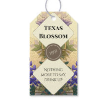Conjunto de rótulos de garrafa Bluebonnets do Texa