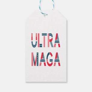 Etiqueta Para Presente Conservador Republicano Patriótico Ultra MAGA Trum