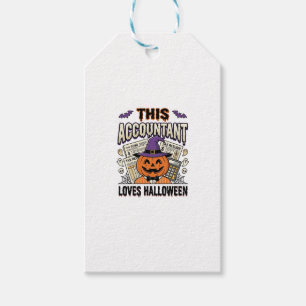 Etiqueta Para Presente Contador de Halloween Engraçado Sombrio Temporada