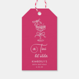 Etiqueta Para Presente Coquetel Elegante Um Pouco Mais Velho Aniversário