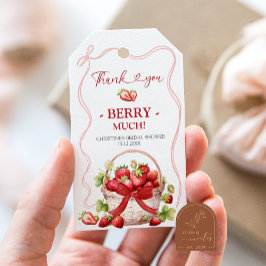 Etiqueta Para Presente Coquette Obrigado Berry Much