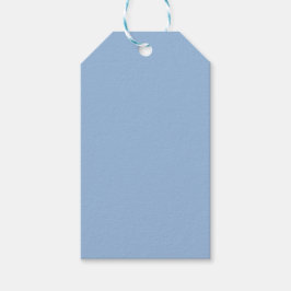 Etiqueta Para Presente Cor Azul Carolina Sólida
