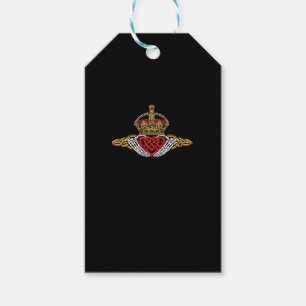 Etiqueta Para Presente Cor do Skeleton Claddagh