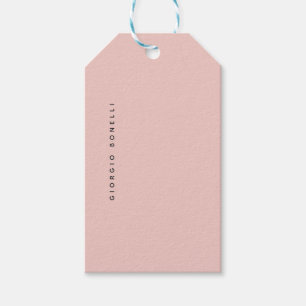 Etiqueta Para Presente Cor Pastel Minimalista Moderna Nome Próprio