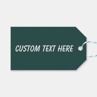 Etiqueta Para Presente Cor sólida verde escura escura escura escura