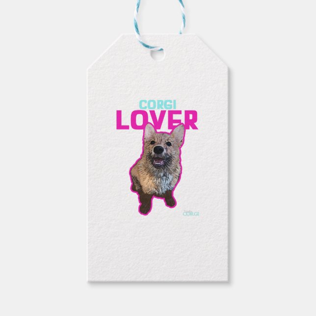 Etiqueta Para Presente Corgi Lover (Frente)
