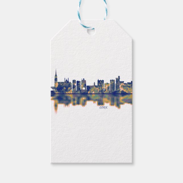 Etiqueta Para Presente Cork Skyline (Frente)