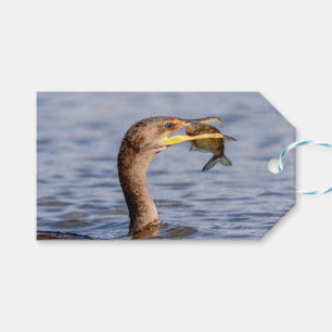 Etiqueta Para Presente Corvo com peixe