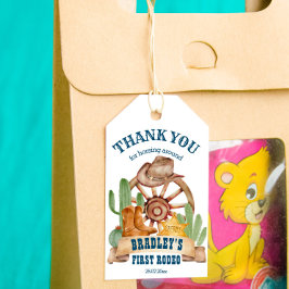 Etiqueta Para Presente Cowboy 1rua rodeio cavalos fazenda obrigado você